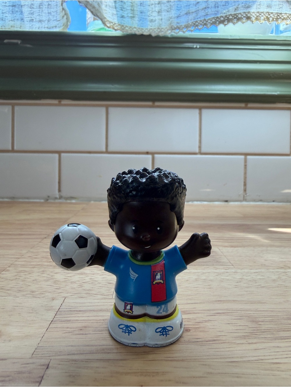 5 for $30!  Fisher Price Little People Sam Obisanya from Ted Lasso Collector Set